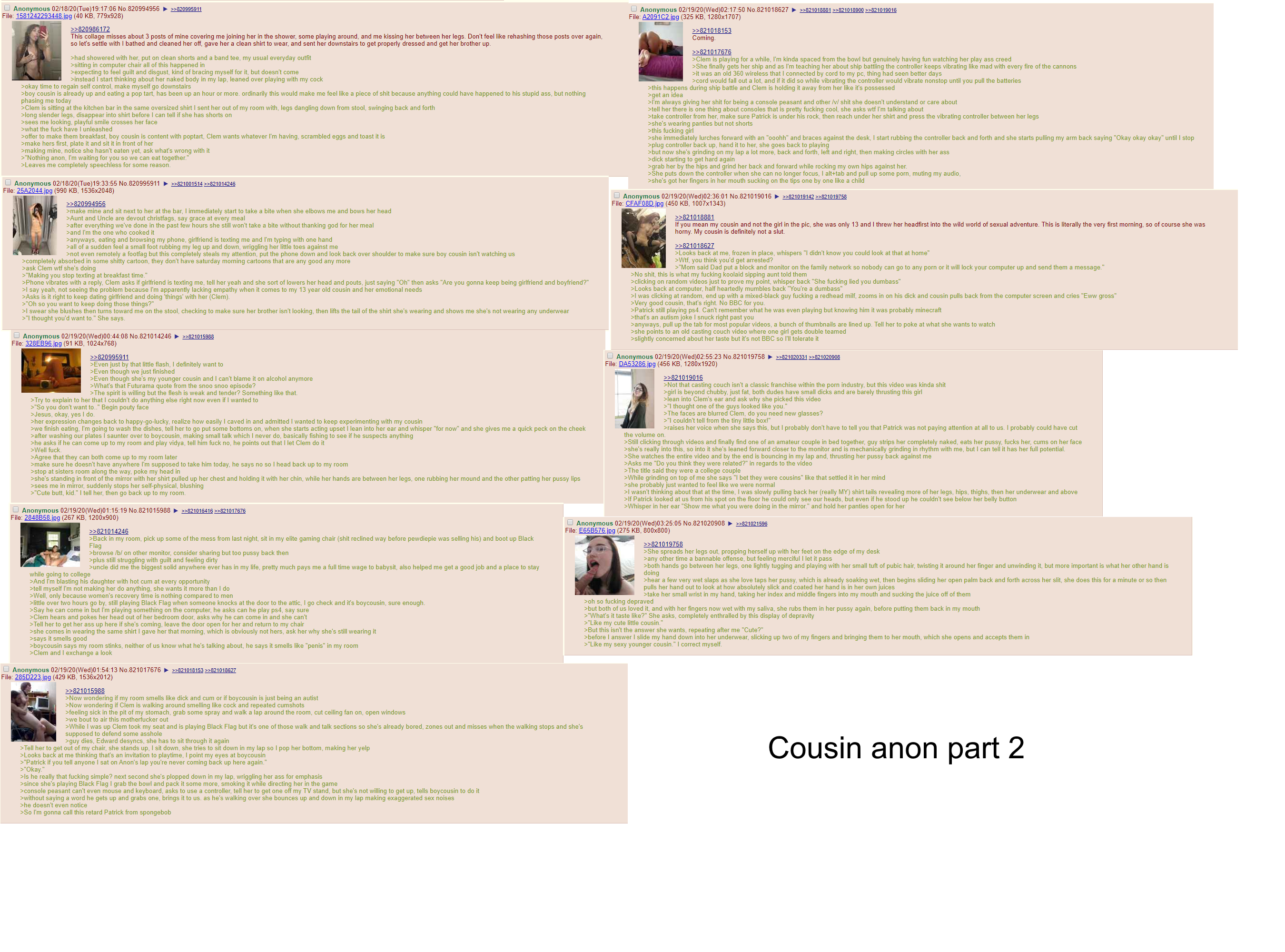 Anon accidentally mistakes his adorable younger cousin for his girlfriend